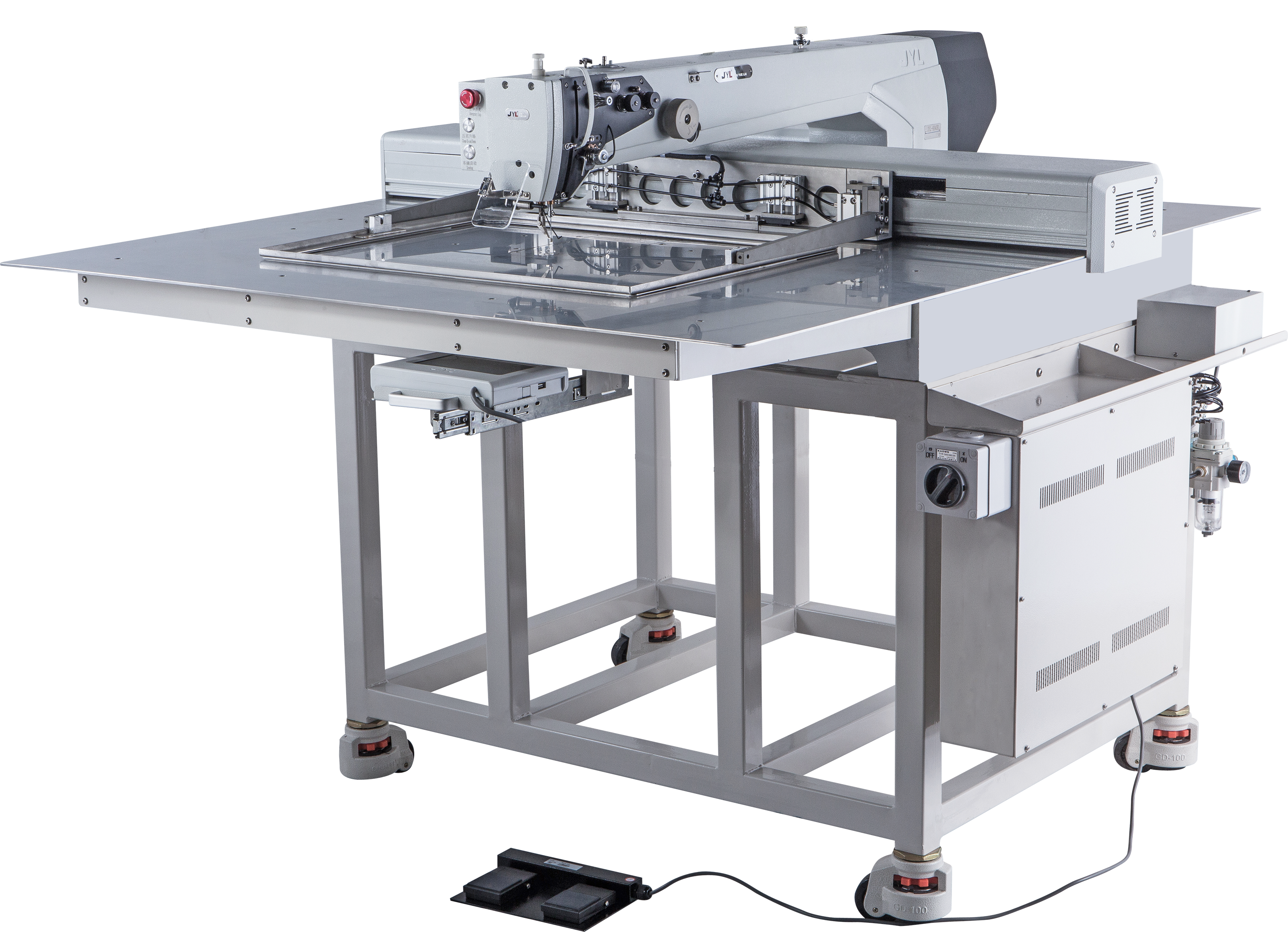 Промышленный автоматический шаблон швейной машины с огромной площадью шитья JYL-G8060R