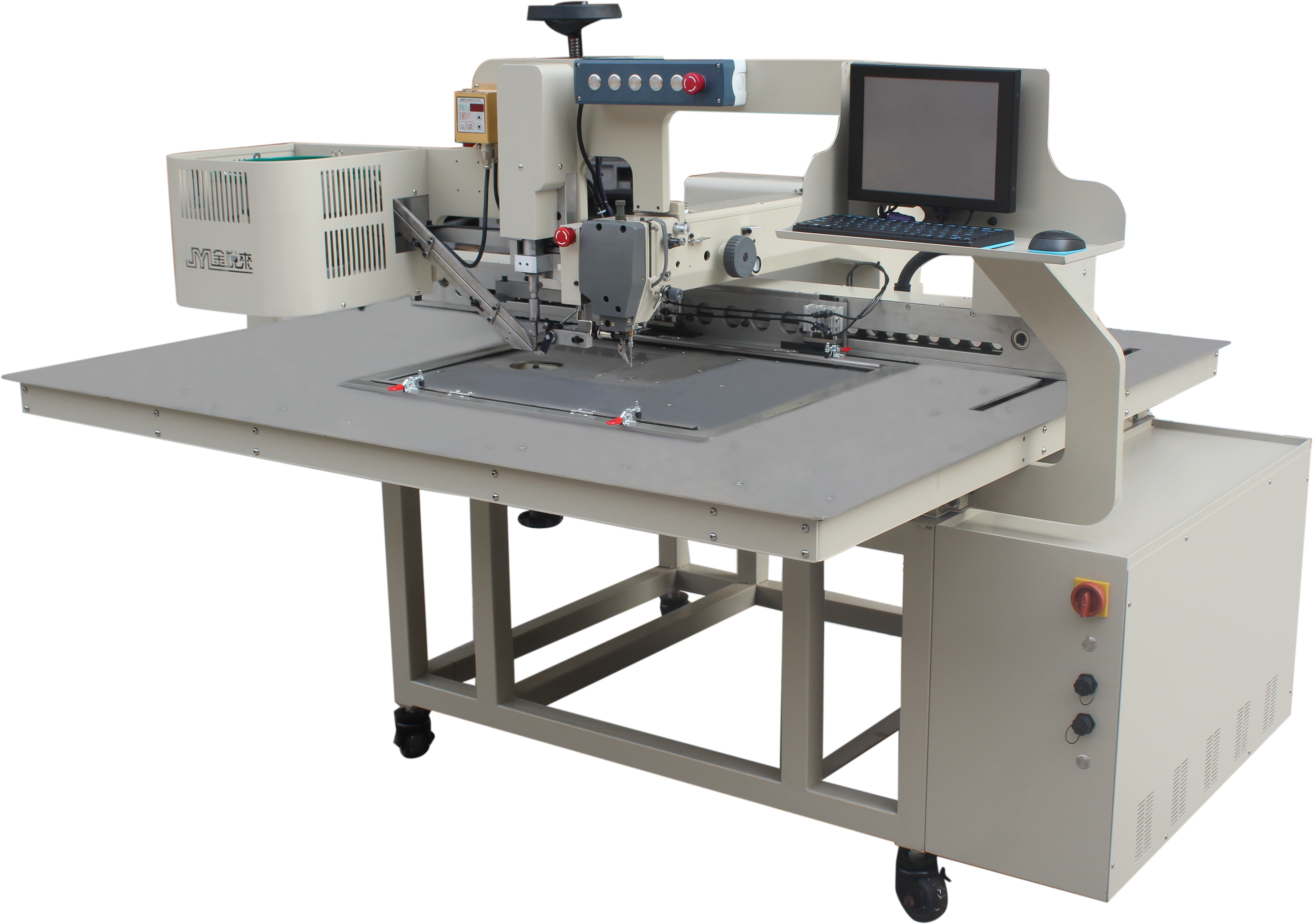 Muti-Buttledal Bail Attacing и швейная машина Высокая эффективность JYL-DF6050